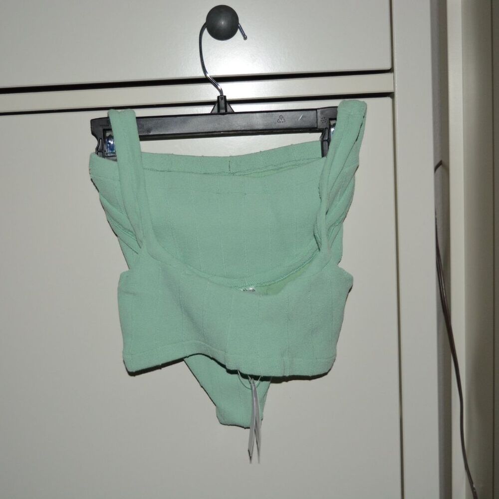 NWT Conscious Hunza G Xandra Crinkled Bikini Set One Size MSRP $215